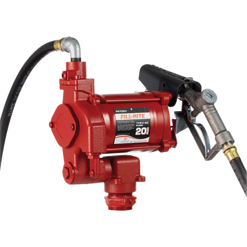 AC Utility Rotary Vane Pumps with Nozzle, 115 V, 20 GPM Mukwa Safety Services