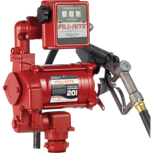 AC Utility Rotary Vane Pumps, 115 V, 20 GPM Mukwa Safety Services