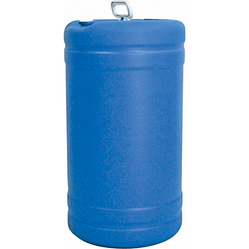 Barils en poly&eacute;thyl&egrave;ne &agrave; ouverture &eacute;troite, 15 gal. US (12,49 gal. imp.), Dessus ferm&eacute;, Bleu Mukwa Safety Services