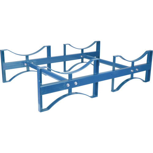 Porte-barils empilables, 2 barils, Capacit&eacute; de 1600 lb, 45-1/2" la x 30" p x 12-1/2" h Mukwa Safety Services