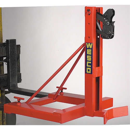 Gator Grip Forklift Attachment for Drum Handling, For 30 US Gal. (25 Imperial Gal.) / 50 US Gal. (41.6 Imperial Gal.) / 80 US Gal. (66.6 Imperial Gal.) Mukwa Safety Services