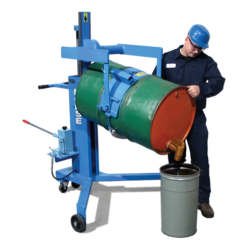 Basculeur - palettiseurs pour barils, 55 gal. US (45 gal. imp.) Mukwa Safety Services