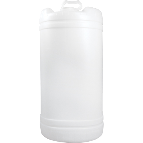 Barils en poly&eacute;thyl&egrave;ne &agrave; ouverture &eacute;troite, 15 gal. US (12,49 gal. imp.), Dessus ferm&eacute;, Naturel Mukwa Safety Services