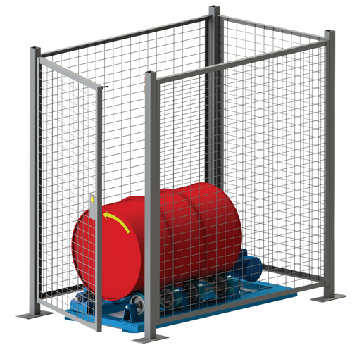 Stationary Drum Roller - Guard Enclosure Mukwa Safety Services