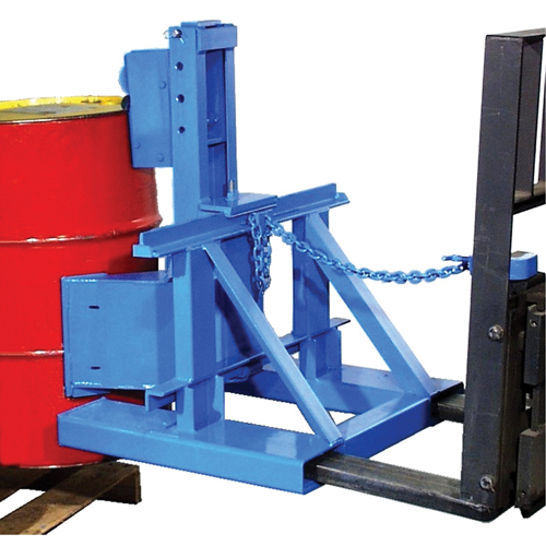 MORSPEED 1500 Forklift Drum Handler, For 55 US gal. (45 Imperial Gal.) Mukwa Safety Services