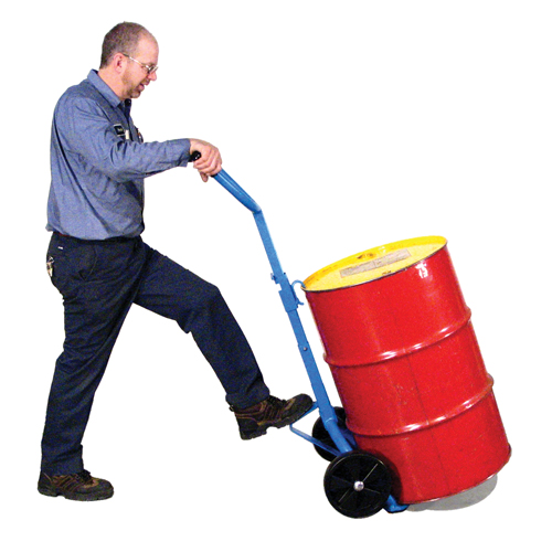 Drum Hand Truck, Steel Construction, 30 - 55 US Gal. (25 - 45 Imperial Gal.) Mukwa Safety Services