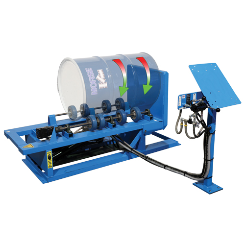 M&eacute;langeur de baril Hydra-Lift, 55 gal. US (45 gal. imp.) Capacit&eacute;, Vitesse variable, 1 CV Mukwa Safety Services