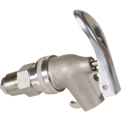 Robinet de baril manuel, Acier inoxydable, NPT de 3/4" Mukwa Safety Services