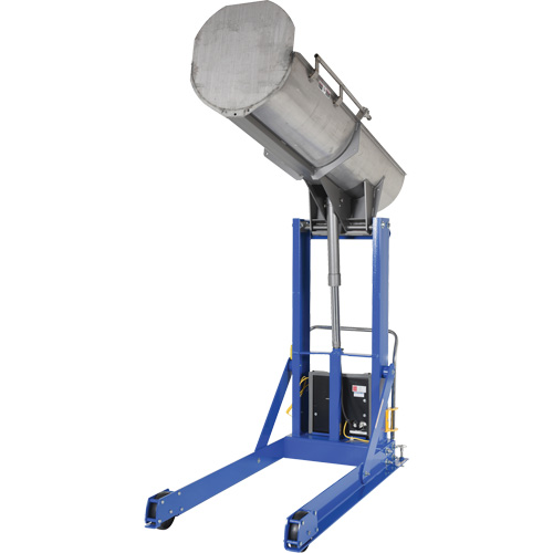 Portable Hydraulic Drum Dumper, For 30 - 55 US Gal. (25 - 45.8 Imperial Gal.) Mukwa Safety Services