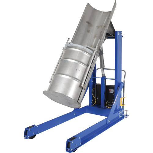 Portable Hydraulic Drum Dumper, For 30 - 55 US Gal. (25 - 45.8 Imperial Gal.) Mukwa Safety Services