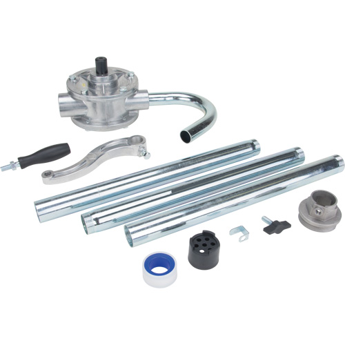 Pompe rotative pour baril, Aluminium, Pour capacit&eacute; 5-55 gal., 9,5 oz/course Mukwa Safety Services