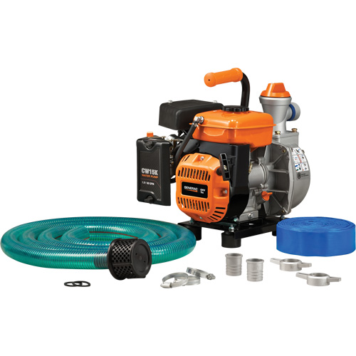 Clean Water Pump Kit, 80 GPM, 79 cc, 4 Cycle OHV Mukwa Safety Services
