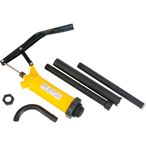 Lever-Type Drum Pump, Polypropylene, 14 oz./Stroke, Fits 5-55 Gal. Mukwa Safety Services