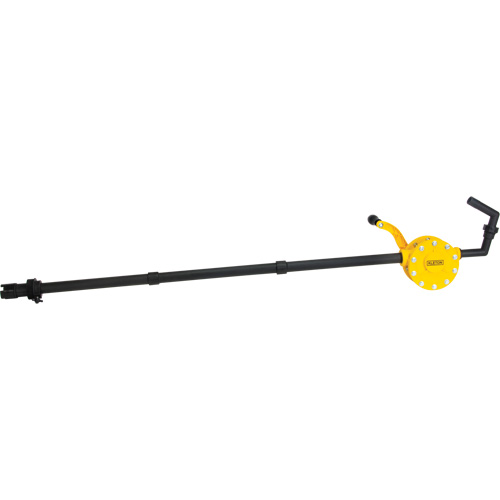 Rotary Type Drum Pump, Polypropylene, Fits 15 - 55 US Gal., 8 oz./Stroke Mukwa Safety Services