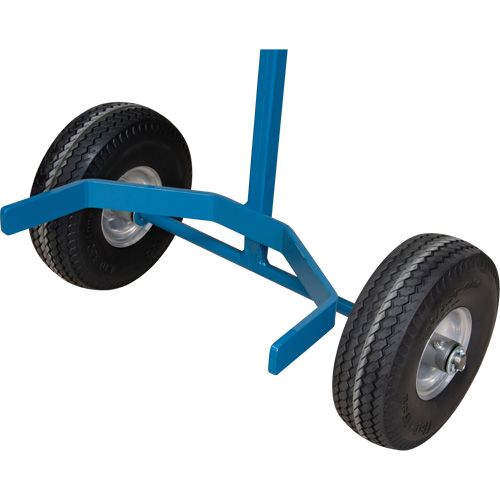 Chariot &agrave; cylindres, Roues Anticrevaison, Base de 15-1/2" W x 14-1/4" L, 600 lb Mukwa Safety Services