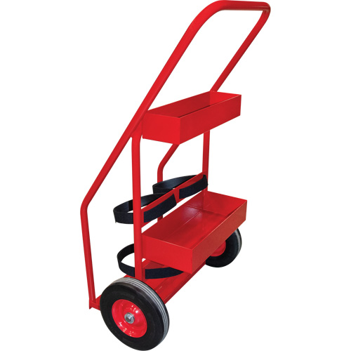 Chariot de prevention d'incendie pour travaux &agrave; chaud, Roues Semi-pneumatique, Base de 17,75" la x 8,9" lo, 100 lb Mukwa Safety Services