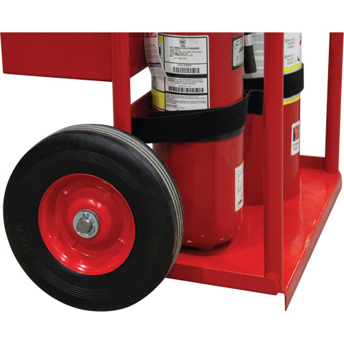 Chariot de prevention d'incendie pour travaux &agrave; chaud, Roues Semi-pneumatique, Base de 17,75" la x 8,9" lo, 100 lb Mukwa Safety Services