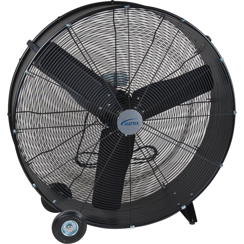 Light Industrial Direct Drive Drum Fan, Industrial, 2 Speed, 36" Diameter Mukwa Safety Services