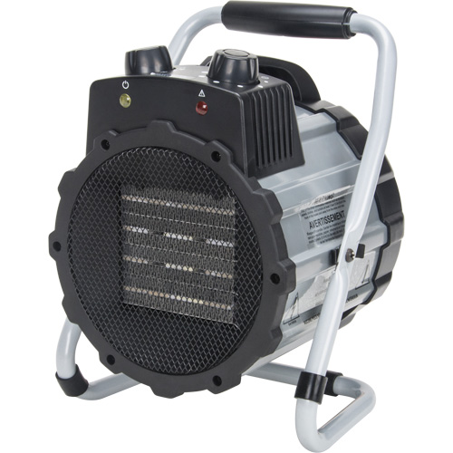 Portable Heater, Ceramic, Electric, 5200 BTU/H Mukwa Safety Services