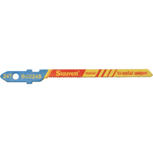 Unified Shank&reg; Jig Saw Blades, Bi-Metal, 4" L, 24 TPI Mukwa Safety Services