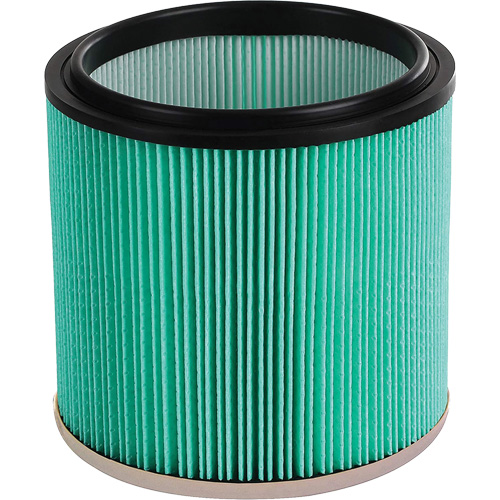 Filter for Wet & Dry Vacuums, Cartridge/Hepa, Fits 8 -10 US gal. Mukwa Safety Services