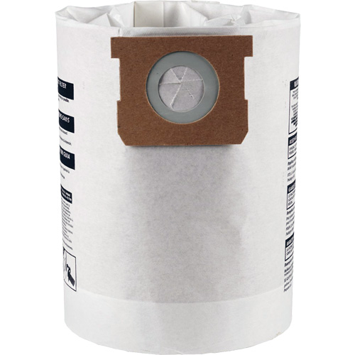 Sacs filtrants pour d&eacute;bris secs jetables de type F, 10 - 14 gal. US Mukwa Safety Services