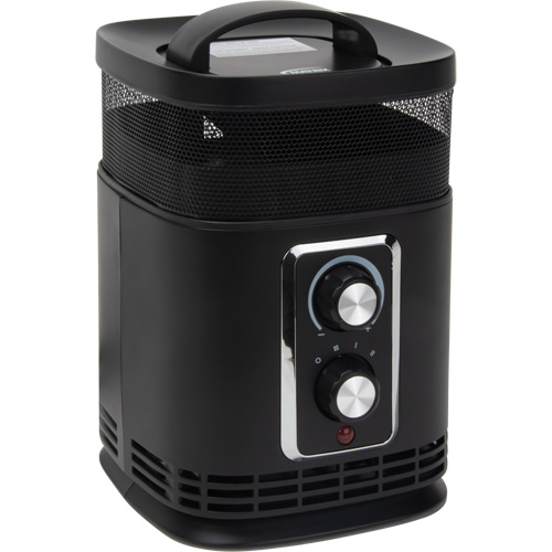 360 Degree Surround Portable Heater, Ceramic, Electric, 5200 BTU/H Mukwa Safety Services