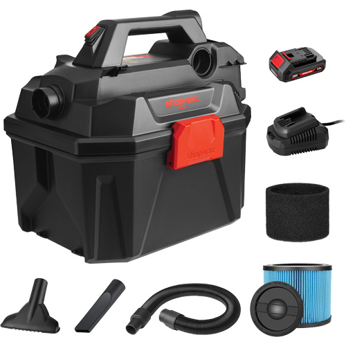 Aspirateur humide/sec sans fil, 20 V, Capacit&eacute; 2 gal. Mukwa Safety Services