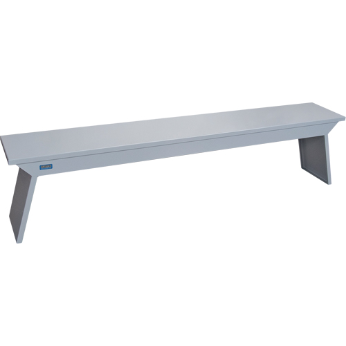 Locker Room Benches, Steel, 72" L x 12" W x 17" H Mukwa Safety Services