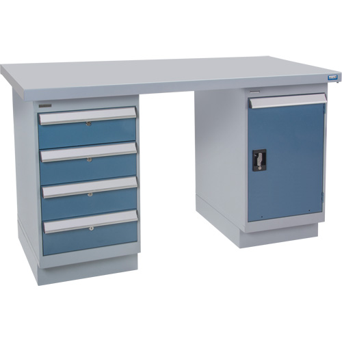 Pre-Designed Workbench, 72" W x 36" D x 34" H, 2500 lbs. Capacity Mukwa Safety Services