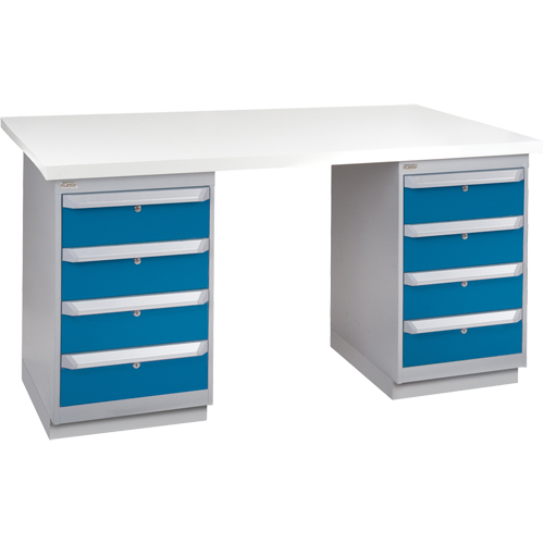 &eacute;tabli pr&eacute;conçu, 72" la x 30" p x 34" h, Capacit&eacute; 2500 lb Mukwa Safety Services