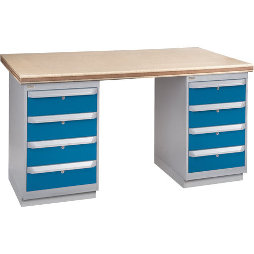 Pre-Designed Workbench, 72" W x 36" D x 34" H, 2500 lbs. Capacity Mukwa Safety Services
