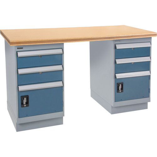 Pre-Designed Workbench, 72" W x 36" D x 34" H, 2500 lbs. Capacity Mukwa Safety Services