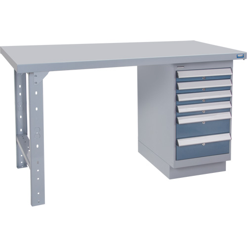 Pre-Designed Workbench, 60" W x 36" D x 34" H, 2500 lbs. Capacity Mukwa Safety Services