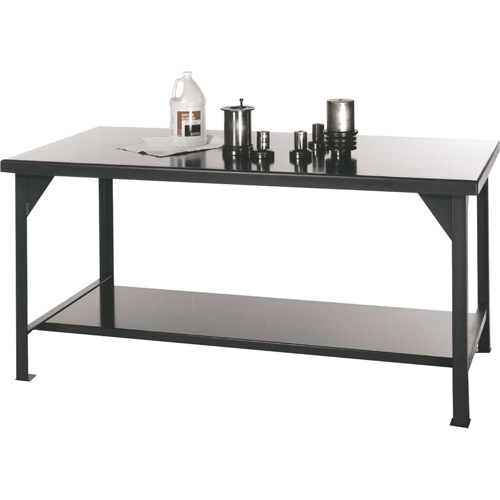 Shop Tables, Steel Surface, 72" W x 36" D x 34" H Mukwa Safety Services