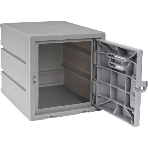 Casier, 12" x 15" x 12", Gris, Assembl&eacute; Mukwa Safety Services