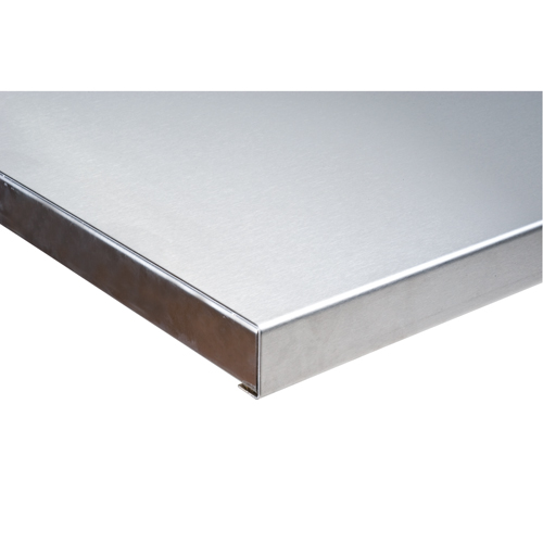 304 Stainless Steel Wood-Filled Workbench Tops, 30" D x 60" W, 1-3/4" Thick Mukwa Safety Services