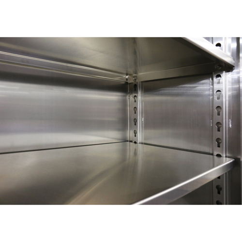 Extra Heavy-Duty Cabinet Shelf, 36" x 24", 1900 lbs. Capacity, Stainless Steel, Grey Mukwa Safety Services