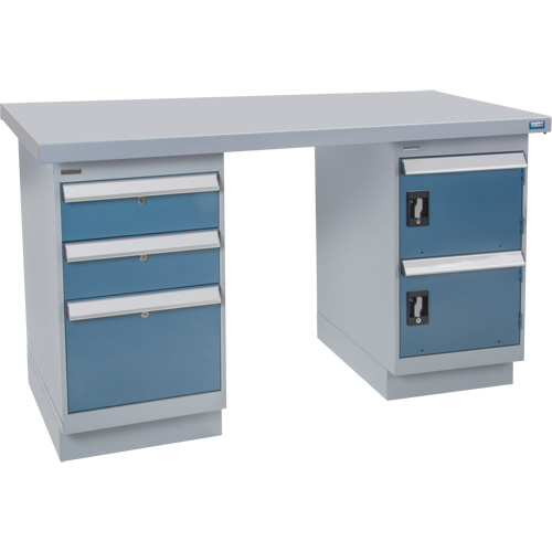 Workbench, 60" W x 36" D x 34" H, 2500 lbs. Capacity Mukwa Safety Services