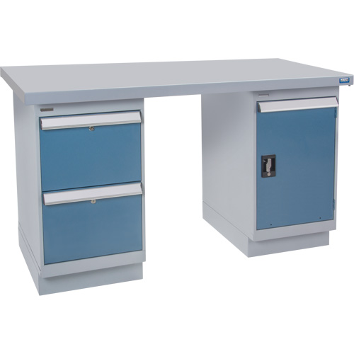 Workbench, 60" W x 36" D x 34" H, 2500 lbs. Capacity Mukwa Safety Services