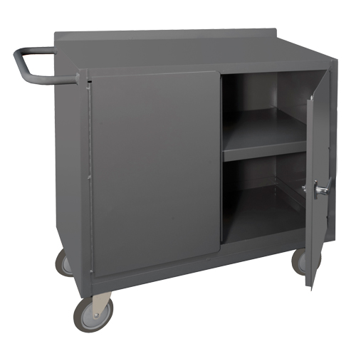 Armoire d'&eacute;tabli mobile, Acier Surface Mukwa Safety Services