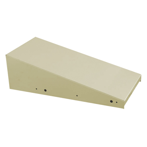 Clean Line Economy Lockers Slope Top, 1 Bank, 18" D x 12" W x 6" H, Beige, Steel Mukwa Safety Services