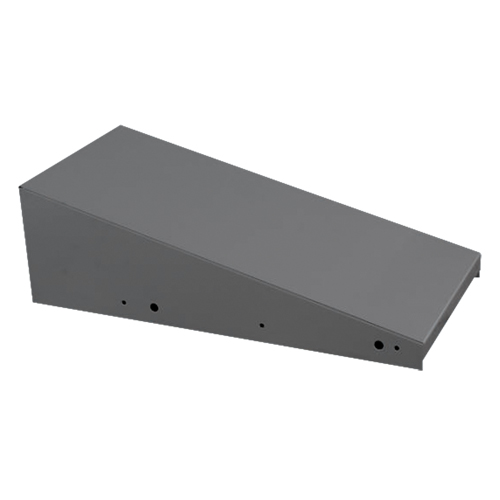 Clean Line Economy Lockers Slope Top, 1 Bank, 18" D x 12" W x 6" H, Steel Mukwa Safety Services