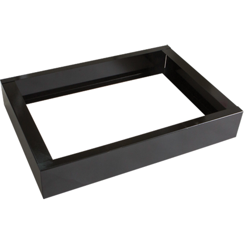 All-Welded Concorde - Heavy-Duty Lockers Recessed Base, 2 Banks, 4" H x 24" W x 17" D, Black, Steel Mukwa Safety Services