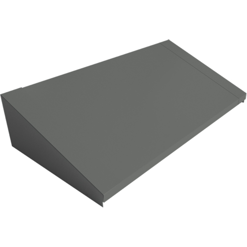 Dessus inclin&eacute; pour casiers robustes enti&egrave;rement soud&eacute; Concorde, Bloc de 3, 18" p x 36" la x 6" ha, Acier Mukwa Safety Services
