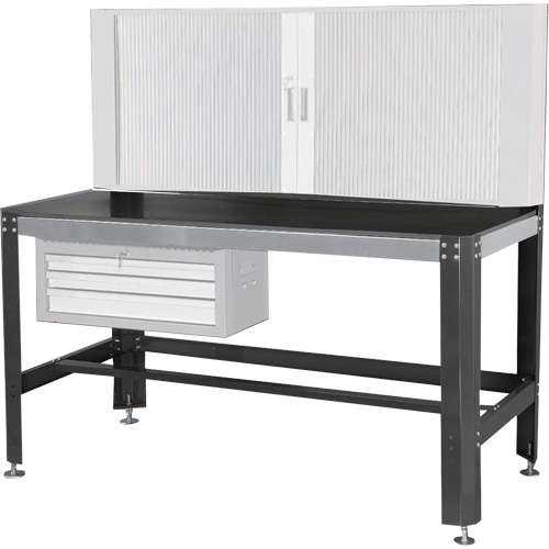 Work Bench, Laminate Surface, 26" W x 30" D x 63" H Mukwa Safety Services