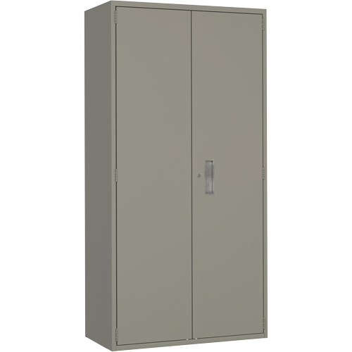 Armoire de rangement Hi-Boy, Acier, 4 Tablettes, 72" h x 36" la x 18" P, Gris Mukwa Safety Services