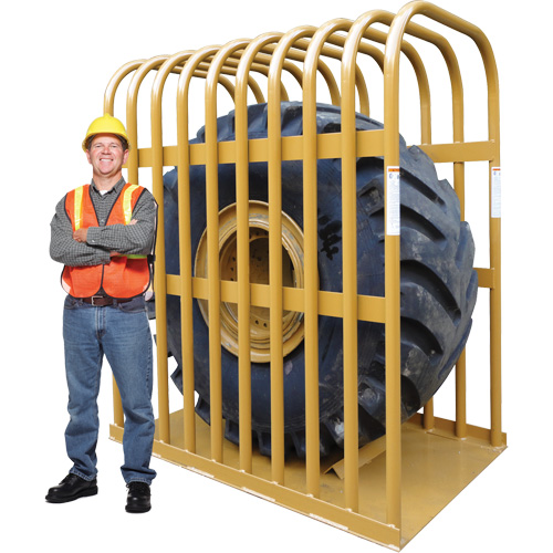 T111 10-Bar Earthmover Tire Inflation Cage Mukwa Safety Services