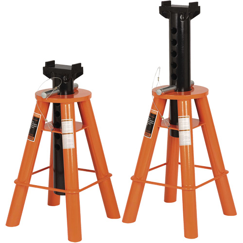 873A Low-Profile Truck Stand Set, 10 Tons Capacity, 20-1/2" - 30" H Mukwa Safety Services