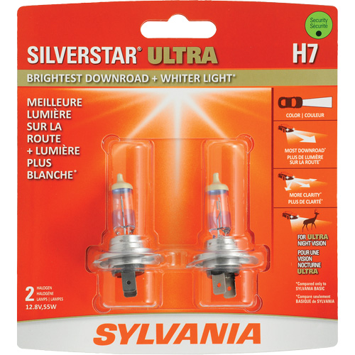 Ampoule de feu avant SilverStar H7, Halog&egrave;ne, 56 W, Blanc cass&eacute; Mukwa Safety Services